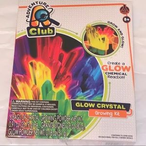 Adventure club lab crystal growing glowing kit